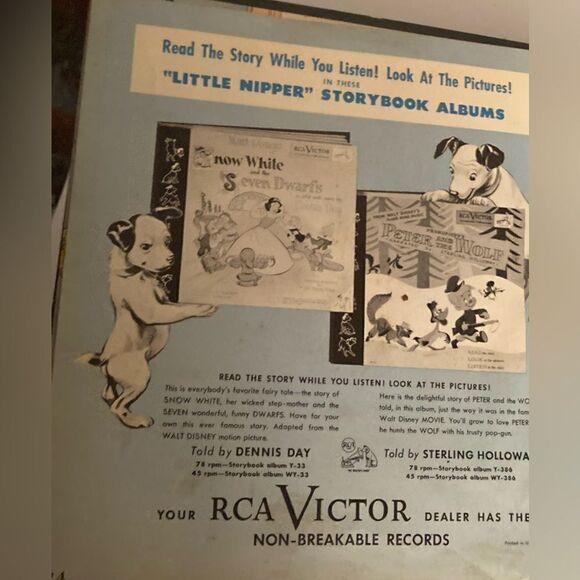 Pinocchio 2 Records and Story Book Album from Vintage RCA - Picture 5 of 5